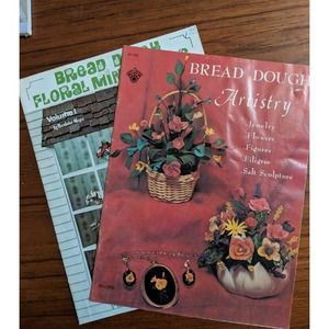 2 Bread Dough Craft Books 1968 & 1976